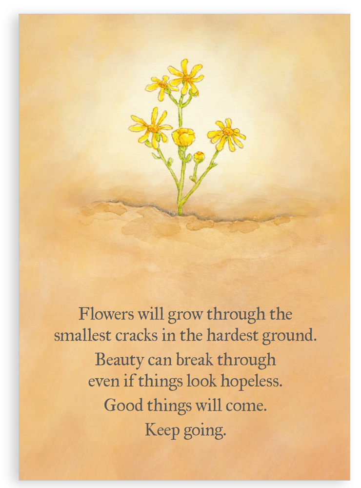 Greetings card - Good things