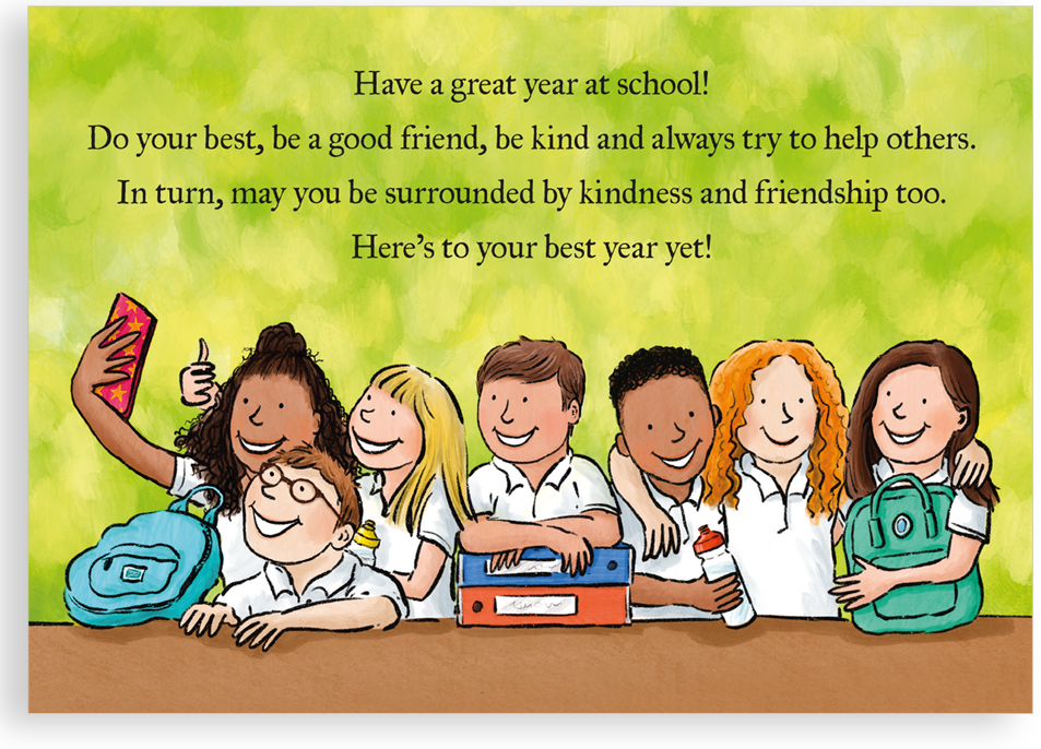 Greetings Card Great Year At Secondary School Nice Things By Helena Greetings card great year at secondary school nice things by helena