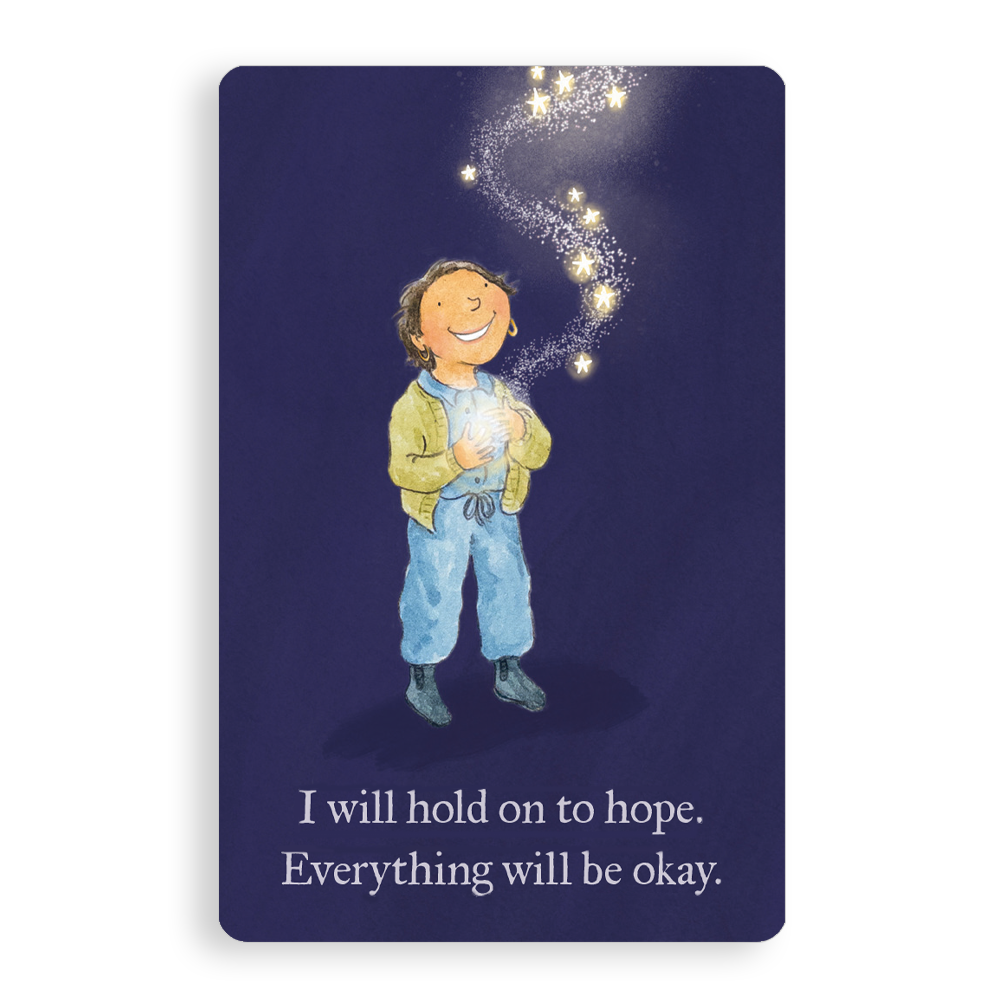 Mini card - Hold on to hope (pack of 5)