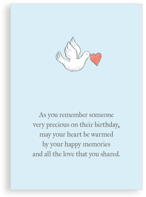 Greetings card - Happy Memories