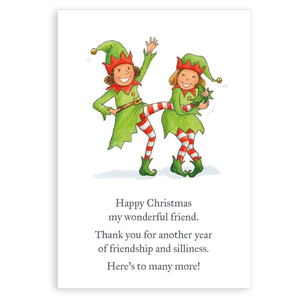 Christmas card - Happy Christmas wonderful friend