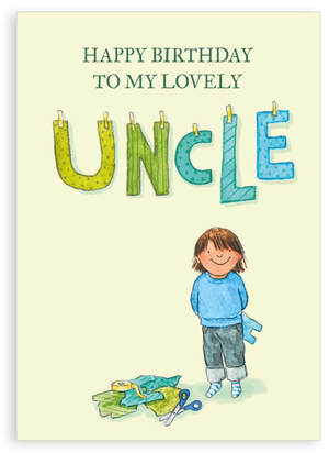 Greetings card - Happy birthday Uncle