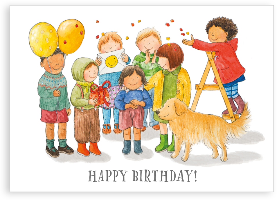 Greetings card - Happy birthday celebration