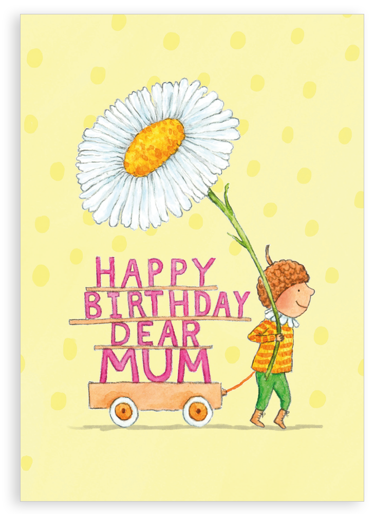 Greetings card - Happy birthday dear Mum – Nice Things by Helena