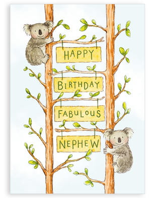 Greetings card - Happy birthday fabulous nephew