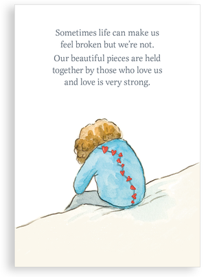 Greetings card - Held Together by Love