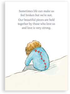 Greetings card - Held Together by Love