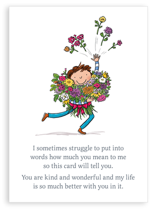 Greetings card - How much you mean to me