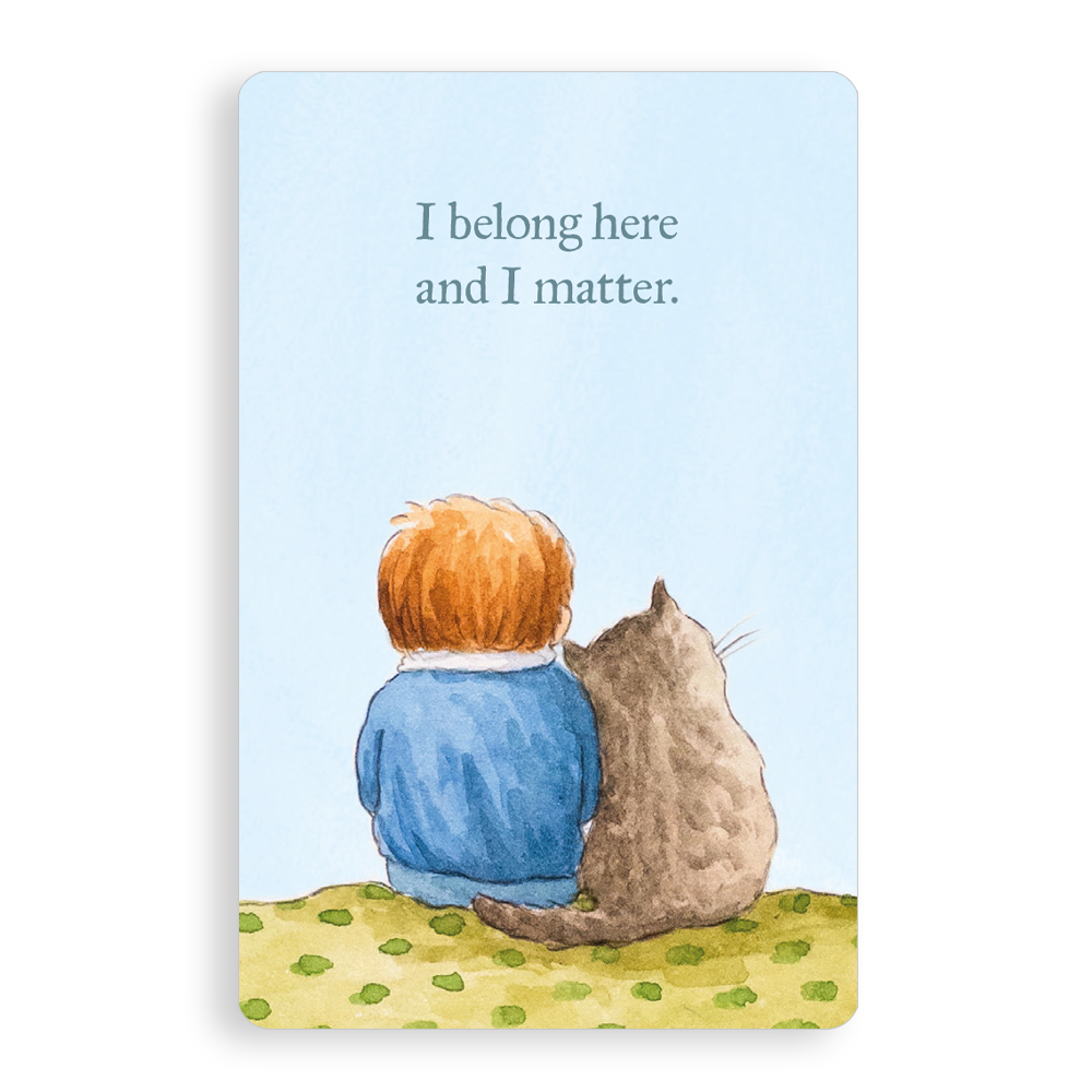 Mini card - I belong here (pack of 5)