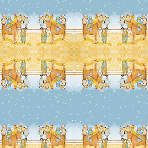Wrapping Paper - Mixed Christmas, Pack B (4 sheets)