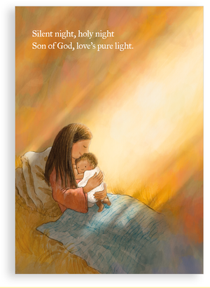 Pack of 5 Christmas cards - Love's pure light