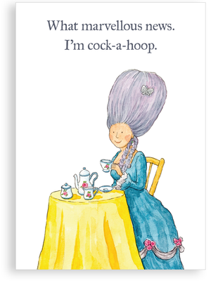 Greetings card - Marvellous news