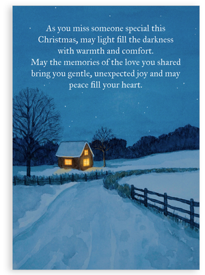 Christmas card - May light fill the darkness