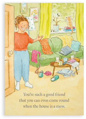 Greetings card - Messy house