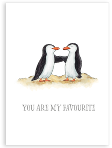 Greetings card - My favourite