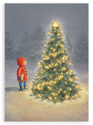 Pack of 5 Christmas cards - My lovely Christmas tree