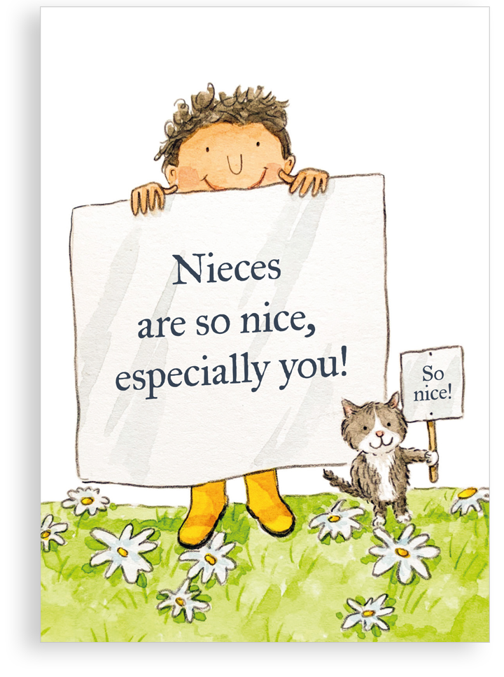 Greetings card - So nice (niece)