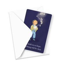 Load image into Gallery viewer, Mini card - Hold on to hope (pack of 5)
