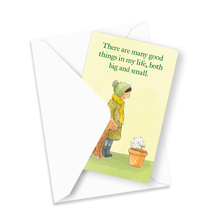 Load image into Gallery viewer, Mini card - Good things in life (pack of 5)
