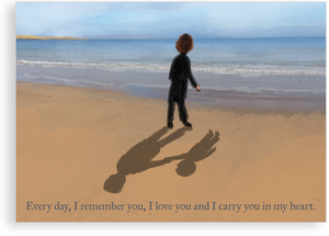 Greetings card - Remembered