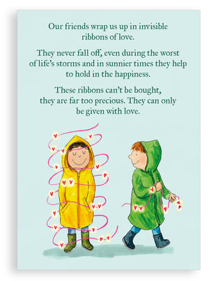 Greetings card - Ribbons of love
