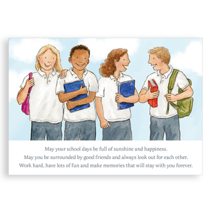 Greetings card - Starting at Secondary School