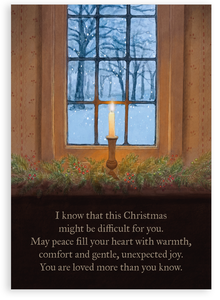 Christmas card - Sending love at Christmas