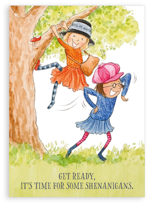 Greetings card - Shenanigans