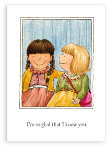 Greetings card - So glad