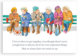 Greetings card - So much to say