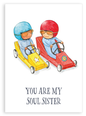 Greetings card - Soul sisters