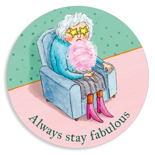 Sheet of 15 Stickers - Stay fabulous