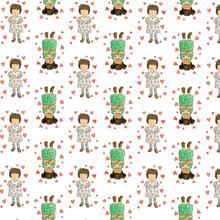 Load image into Gallery viewer, Wrapping Paper - Surrounded by love (4 sheets)

