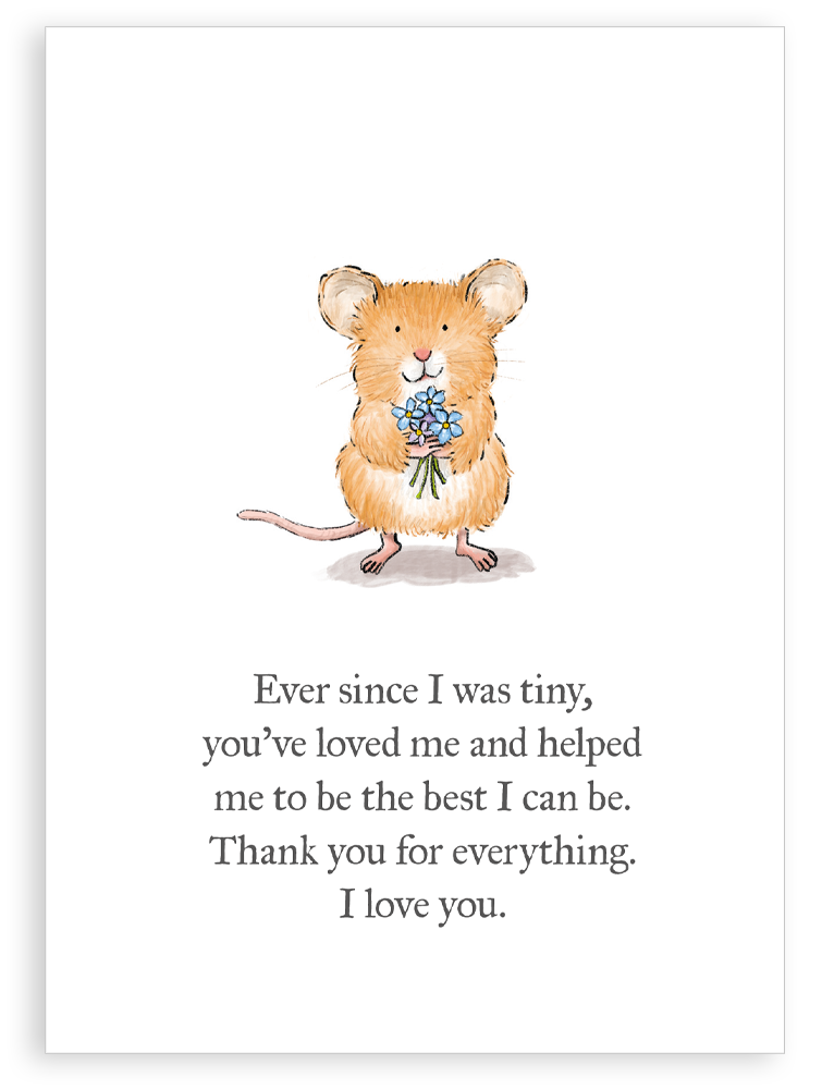 Greetings card - Thank you for everything