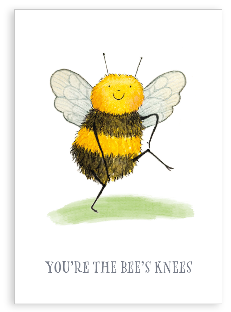 Greetings card - The bee's knees