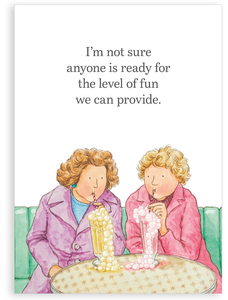 Greetings card - The fun we can provide