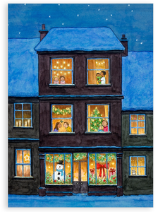 Pack of 5 Christmas cards - The night before Christmas
