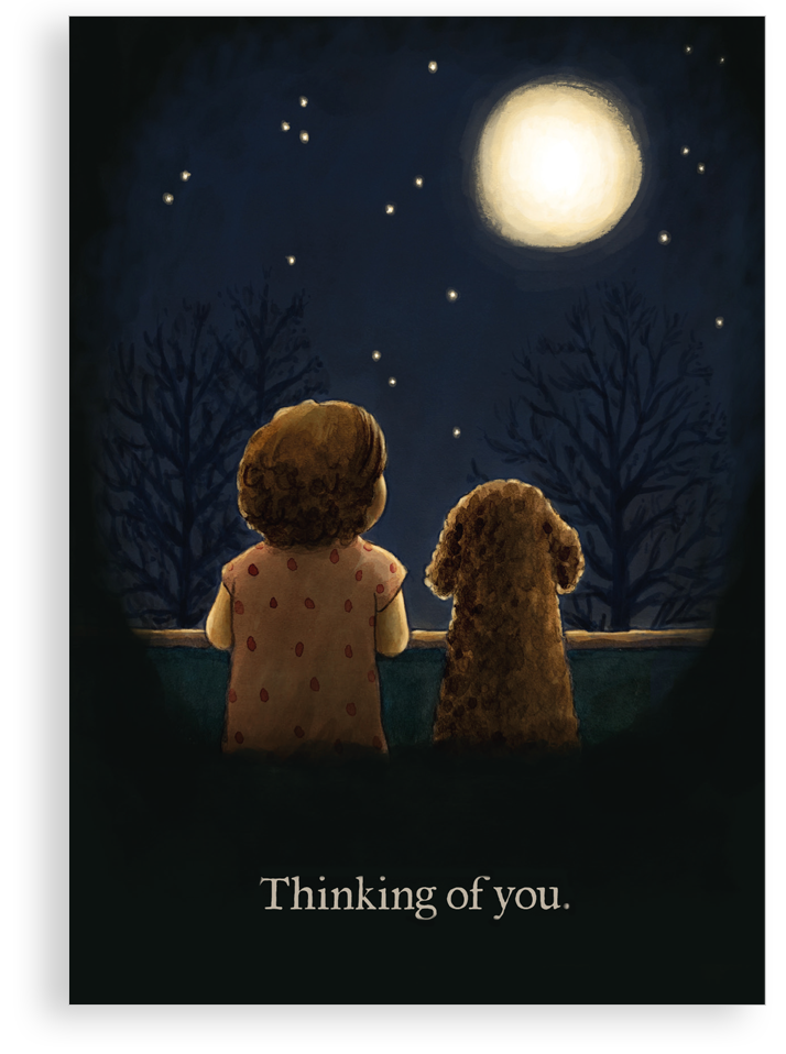 Greetings card - Thinking of you