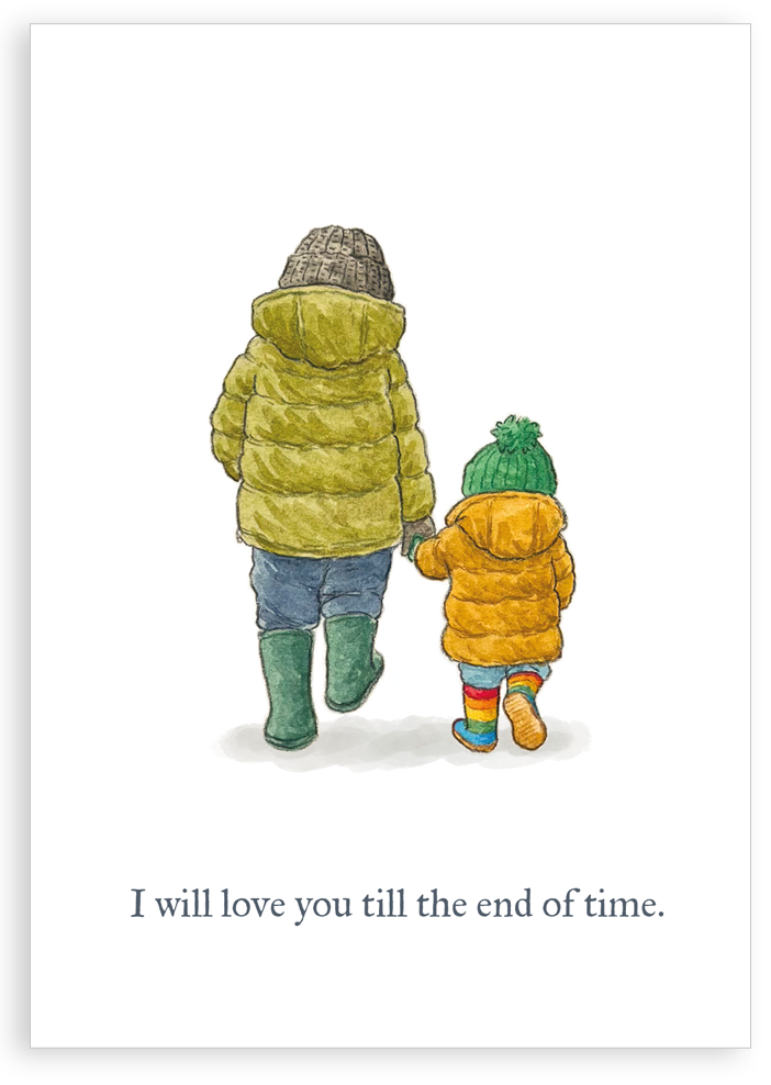 Greetings card - Till the end of time, child