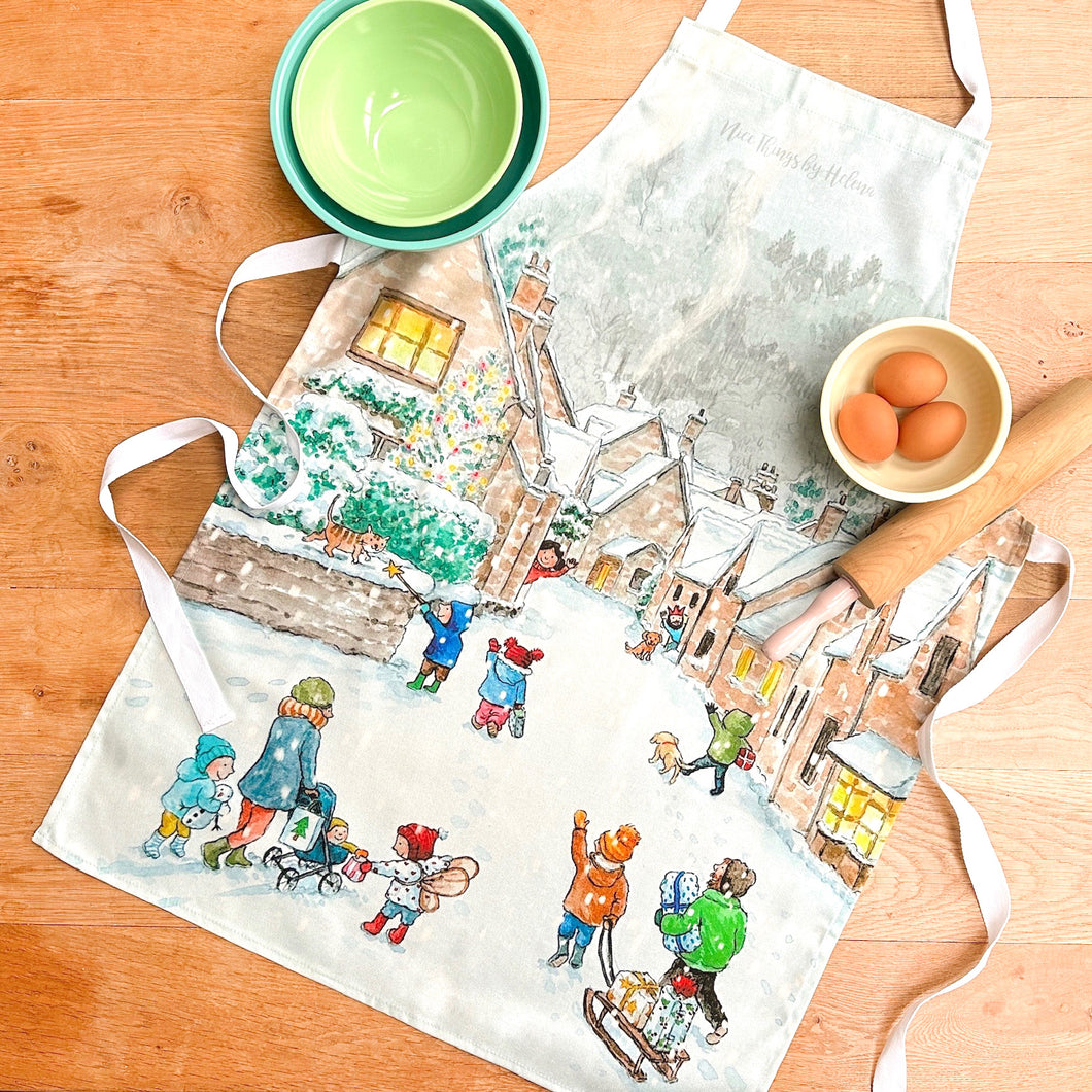 Christmas visitors - Adult apron