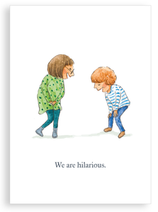 Greetings card - We Are Hilarious