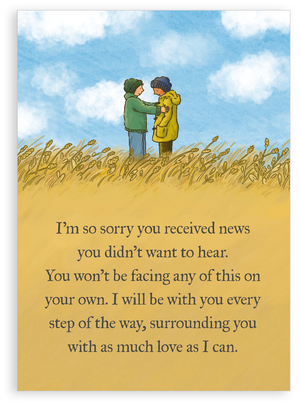 Greetings card - With you every step
