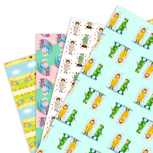 Wrapping Paper - Mixed pack (4 sheets)