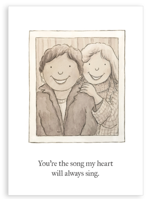 Greetings card - You're the song, women