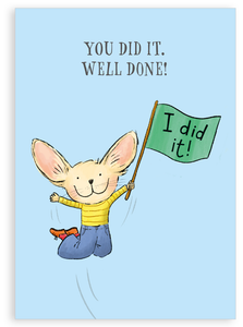 Greetings card double pack - You can do it and You did it