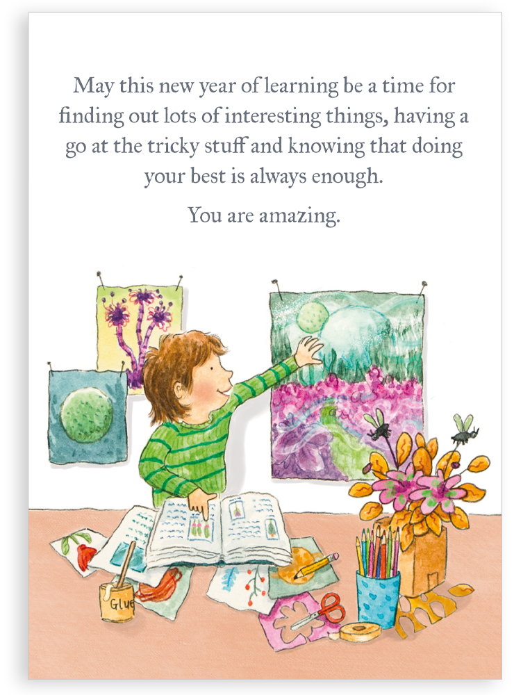 Greetings card - Your best is always enough – Nice Things by Helena