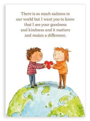 Greetings card - Your goodness and kindness