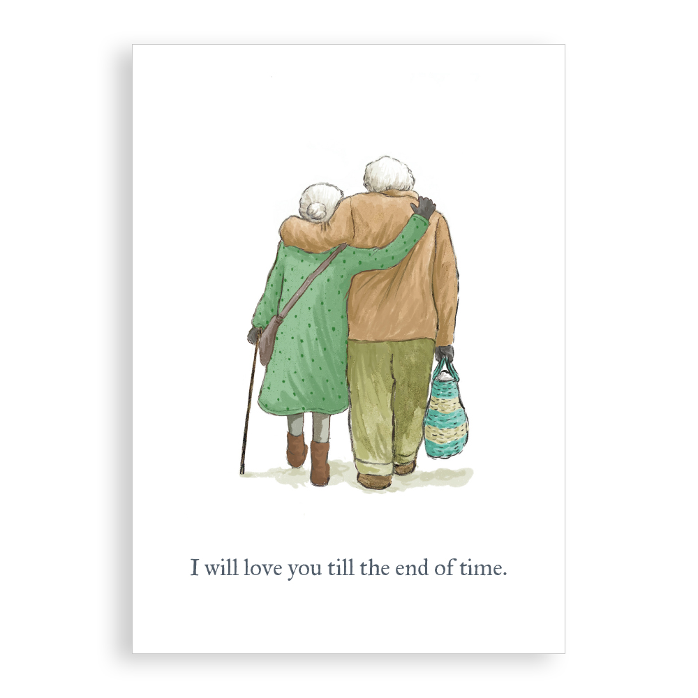 Greetings card - Till the End of Time