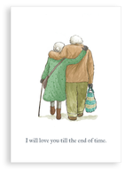Greetings card - Till the end of time