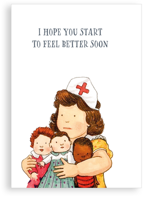 Greetings card - I hope you start to feel better soon